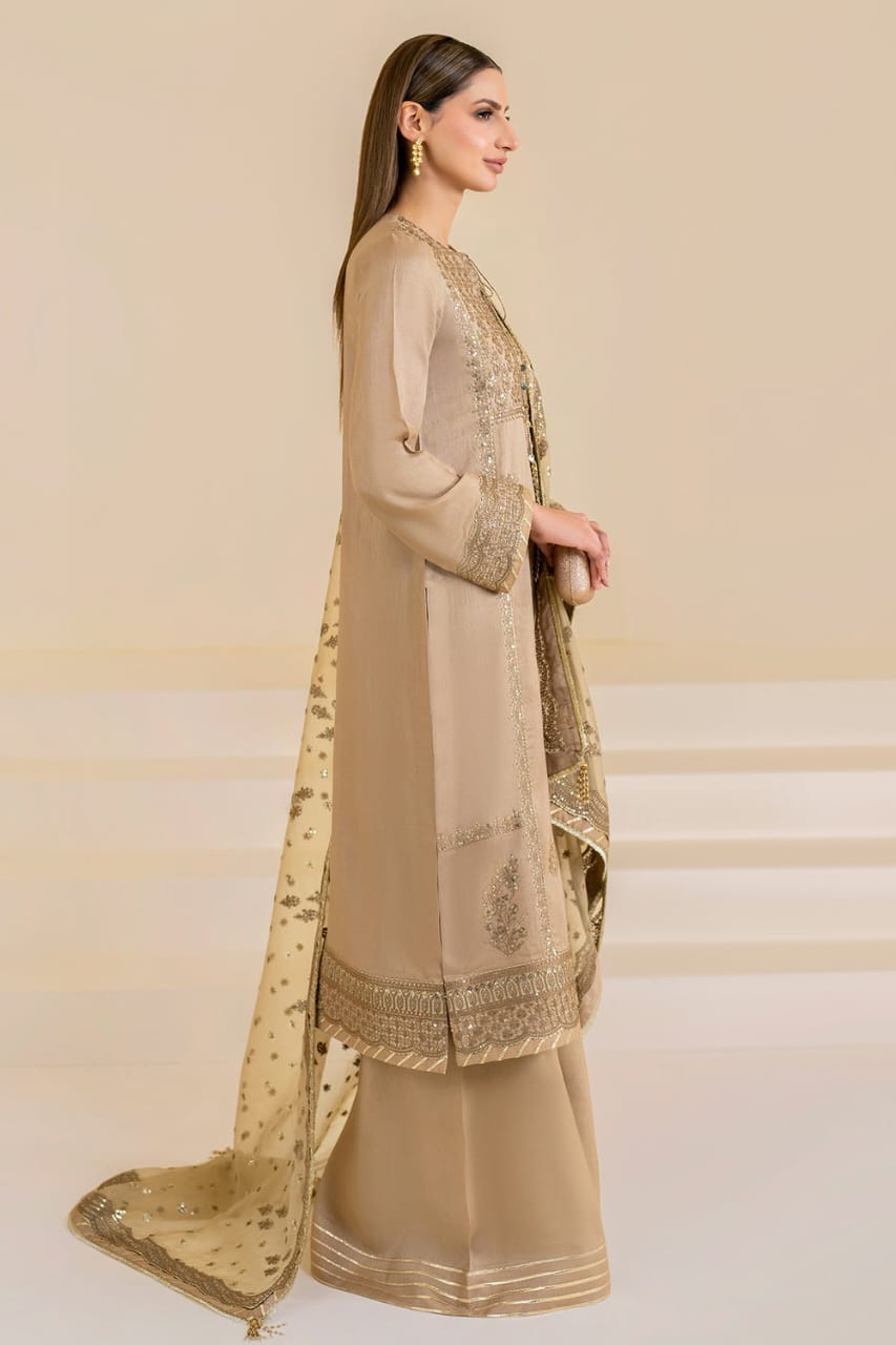 Embroidered Raw Silk UR-7024