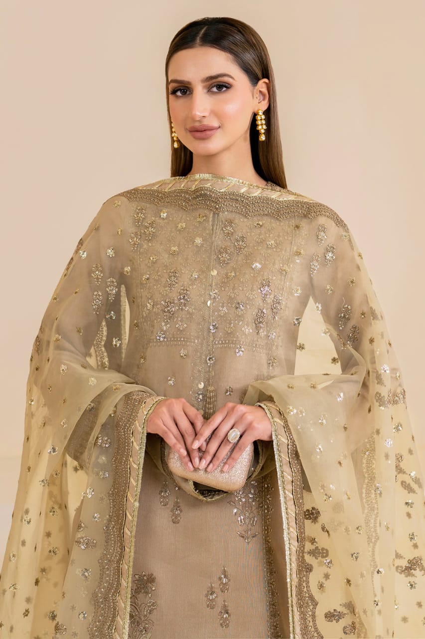 Embroidered Raw Silk UR-7024