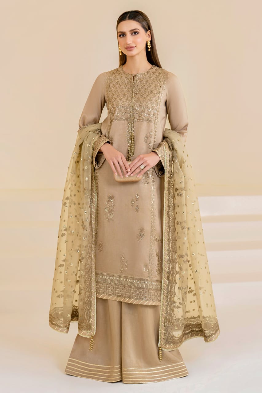 Embroidered Raw Silk UR-7024